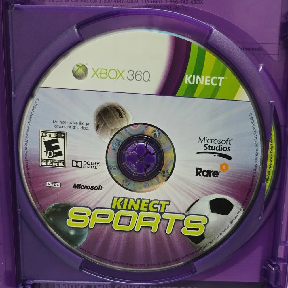 Kinect Sports Ultimate‎ Collection - Xbox 360 - Case Insert & 2 Discs Tested